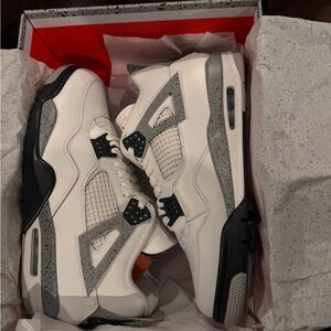 Jordan White and Black Sneakers